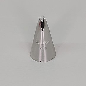 Bico de Confeitar Wilton nº 69 Folha - Inox - Pequeno