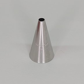 Bico de Confeitar Wilton nº 7 Perlê - Inox - Pequeno