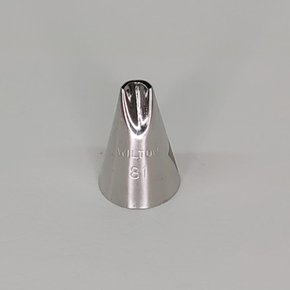 Bico de Confeitar Wilton nº 81 Especial - Inox - Pequeno