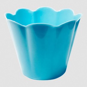 Cachepô Flor Azul Bebê - Massari