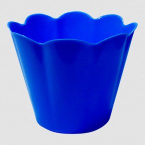 Cachepô Flor Azul Royal - Massari