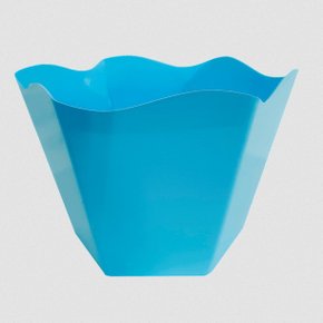 Cachepô Sextavado Azul Bebê