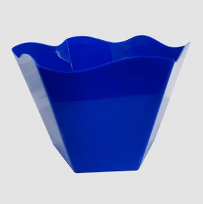 Cachepô Sextavado Azul Royal