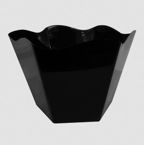 Cachepô Sextavado Preto