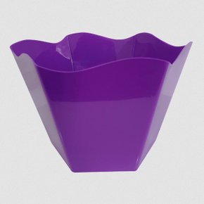 Cachepô Sextavado Roxo 