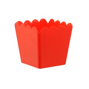 Cachepot Plástico Vermelho – Mirandinha Miniaturas