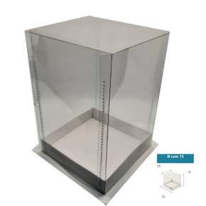 Caixa Mini bolo Média alta 10x10x15 – unidade – CAC