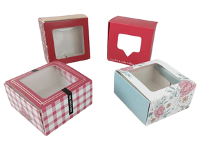 Caixa p/ 4 doces – Ideia embalagens - Unidade