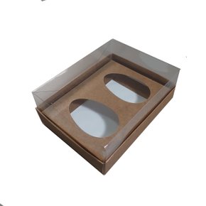 Caixa para Ovo de Colher Duplo 150g Dupla face – 10 unidades
