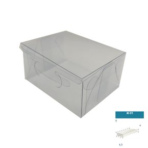 Caixa PVC M-01 retangular 8X6,5X4 – unidade – CAC