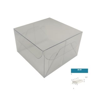 Caixa PVC M-09 quadrada 7X7X4,2 – unidade – CAC