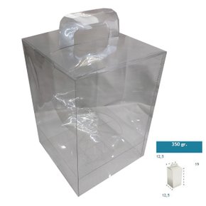 Caixa PVC para Ovo 350g 12,5X12,5X19 – unidade – CAC