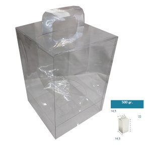 Caixa PVC para Ovo 500g 14,5X14,5X22 – unidade – CAC