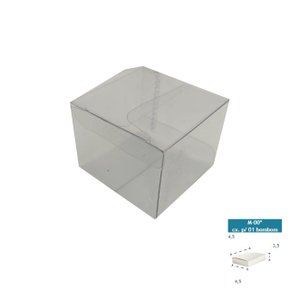 Caixa PVC M-00 quadrada 4,5X4,5X3,5 – unidade – CAC