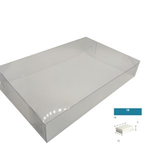 Caixa PVC Ref.18 retangular 18X12X3 – unidade – CAC