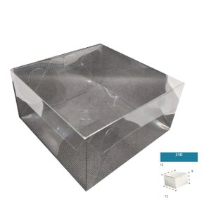 Caixa PVC Ref.21D quadrada 12X12X6 – unidade – CAC