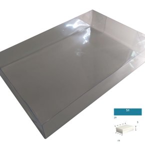 Caixa PVC Ref.51 retangular 29X19X5 – unidade – CAC