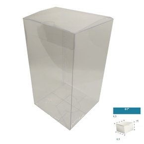 Caixa PVC Ref.61 quadrada 8,5X8,5X15 – unidade – CAC