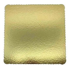 Cake Board Ouro Quadrado 24x24
