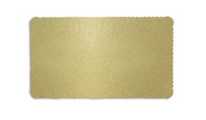 Cake Board Ouro Retangular 20x35