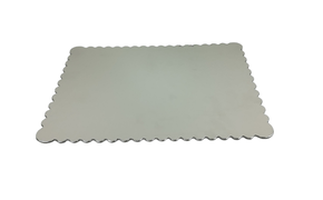 Cake Board Prata Retangular 24,8x33,7