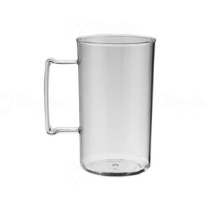 Caneca Chopp Transparente 450ml Pratic - Neoplas