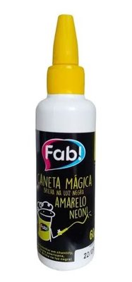 Caneta em Gel Amarelo Neon 60g - Fab