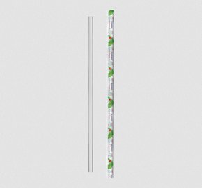 Canudo Biodegradável Shake com 100 un. (embalado individualmente) - Strawplast