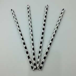 Canudo descartável de papel – Futebol - 6mm – Make+