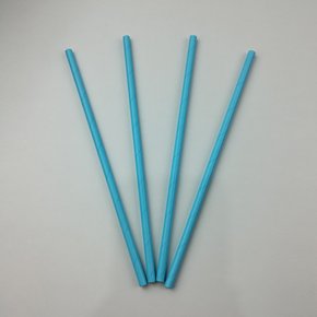 Canudo descartável de papel – Verde Claro - 6mm – Make+