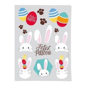 Cartela Transfer de Páscoa Adoleta com 2 unidades - Cromus