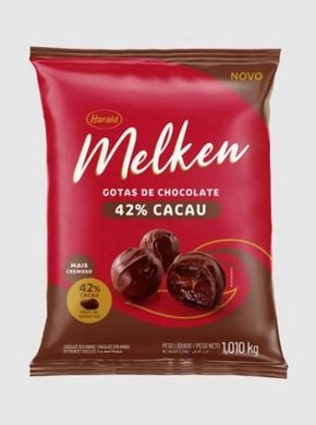 Chocolate Melken em gotas Meio Amargo 42% 1,01kg (CAIXA FECHADA)