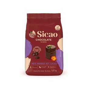 Chocolate Nobre Sicao Meio Amargo 40% Cacau Gotas– 1,01kg (CAIXA FECHADA)