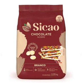 Chocolate Sicao Nobre Branco gotas – 2,05kg (CAIXA FECHADA)
