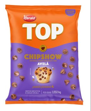 Chocolate Top Cobertura Chipshow Gotas Avelã 1,050 kg – Harald 