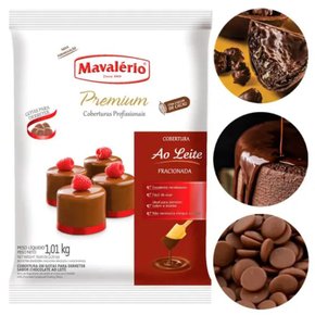 Cobertura em Gotas Mavalério Ao leite - 1,01 Kg