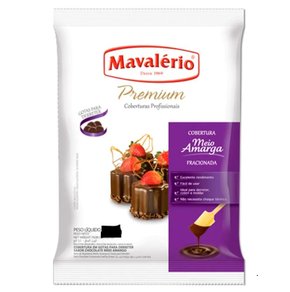 Cobertura em Gotas Mavalério Meio amargo - 1 Kg