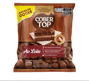 Cobertura sabor chocolate Cobertop Bel em gotas Ao Leite– 1,01kg