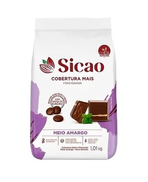 Cobertura Sicao Mais Meio Amarga gotas – 1,01kg