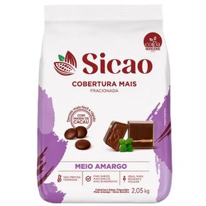 Cobertura Sicao Mais Meio Amarga gotas – 2,05kg