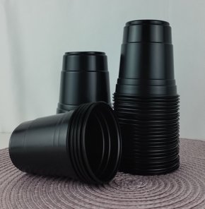 Copo 180ml Preto - Bello Festas 