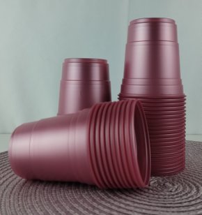 Copo 180ml Rosa Perolado - Bello Festas 