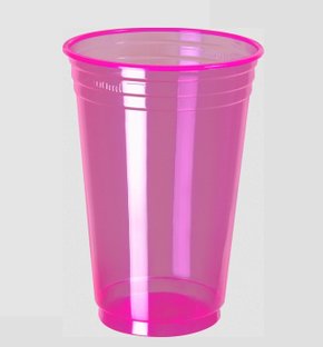 Copo Balada Neon Rosa 300ml – PPT-330 – Copobras 