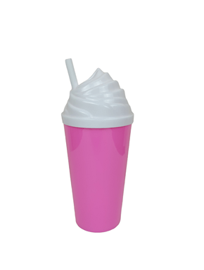 Copo Chantilly 550ml Rosa Flúor – Neoplas