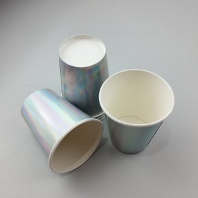 Copo de papel descartável – Holográfico C/8 – 250ml – Make+