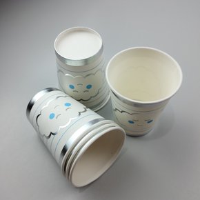 Copo de papel descartável – Nuvem C/8 – 250ml – Make+