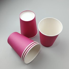 Copo de papel descartável – Rosa Neon C/8 – 250ml – Make+