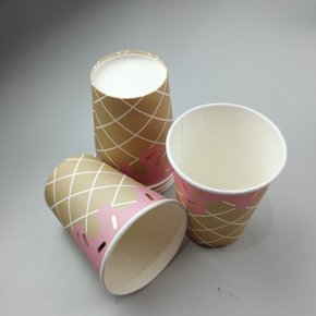 Copo de papel descartável – Sorvetinho C/8 – 250ml – Make+