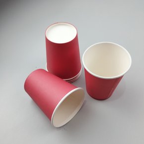 Copo de papel descartável – Vermelho C/8 – 250ml – Make+