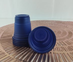 Copo Descartável 60ml C/ 20 Un – Azul Petróleo  – Bello Festas  